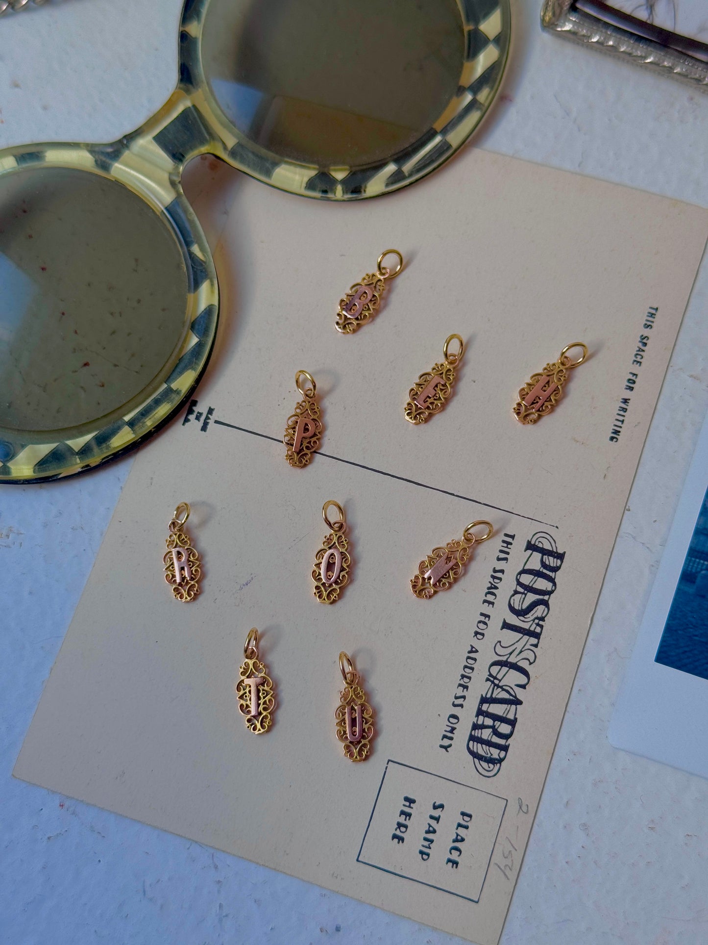 VICTORIAN LETTER PENDANT