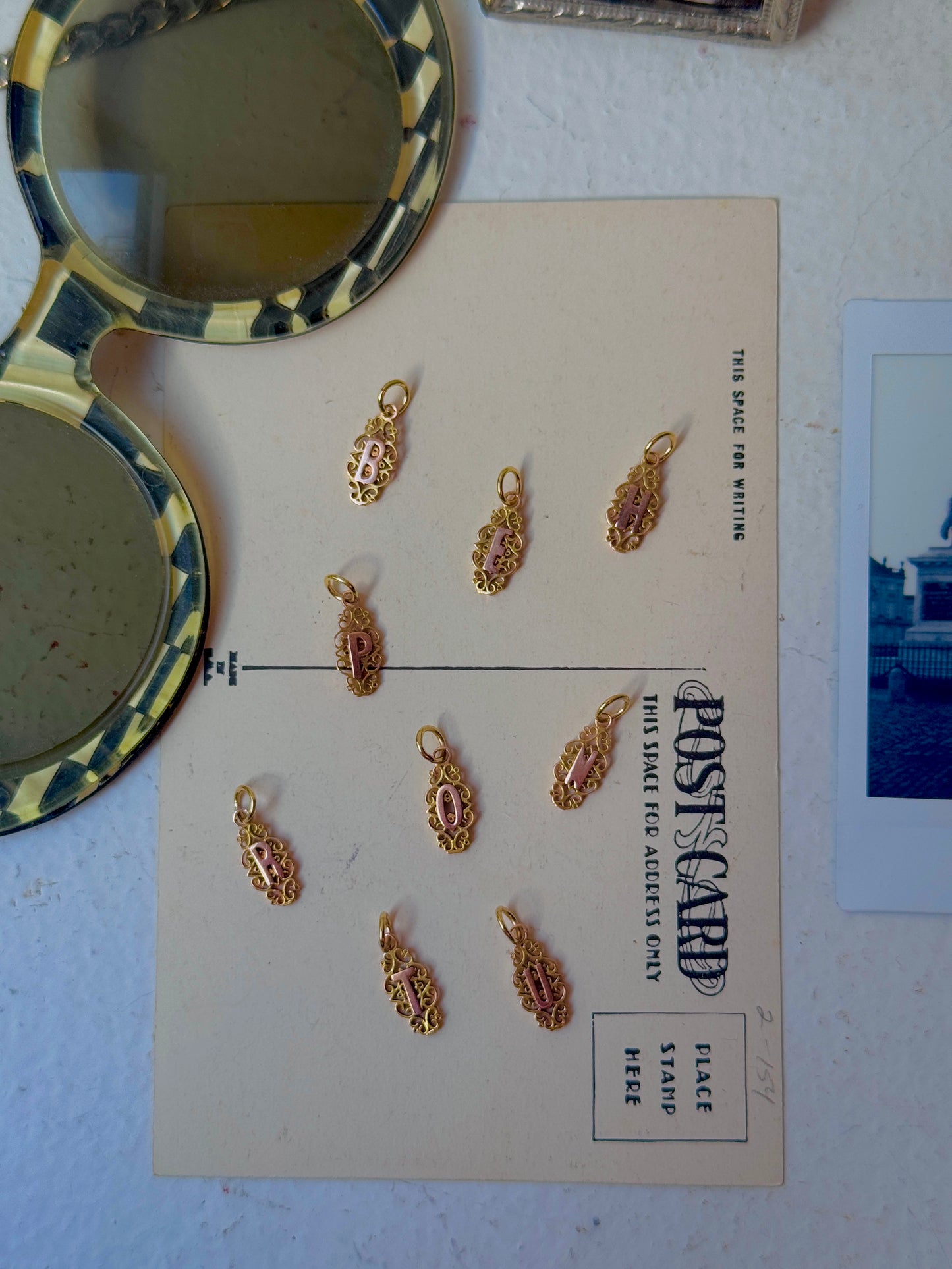 VICTORIAN LETTER PENDANT