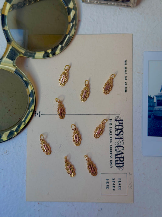 VICTORIAN LETTER PENDANT