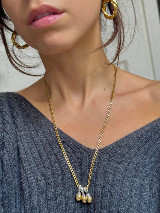 DIAMOND DROPLET PENDANT