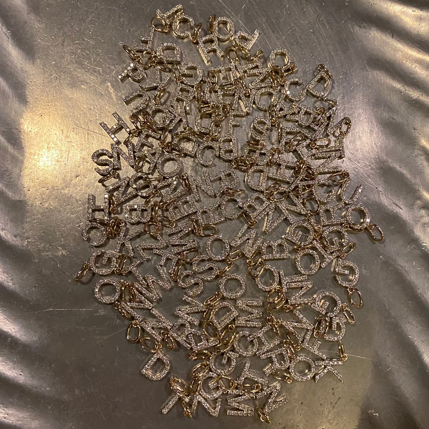 DIAMOND INITIAL PENDANT