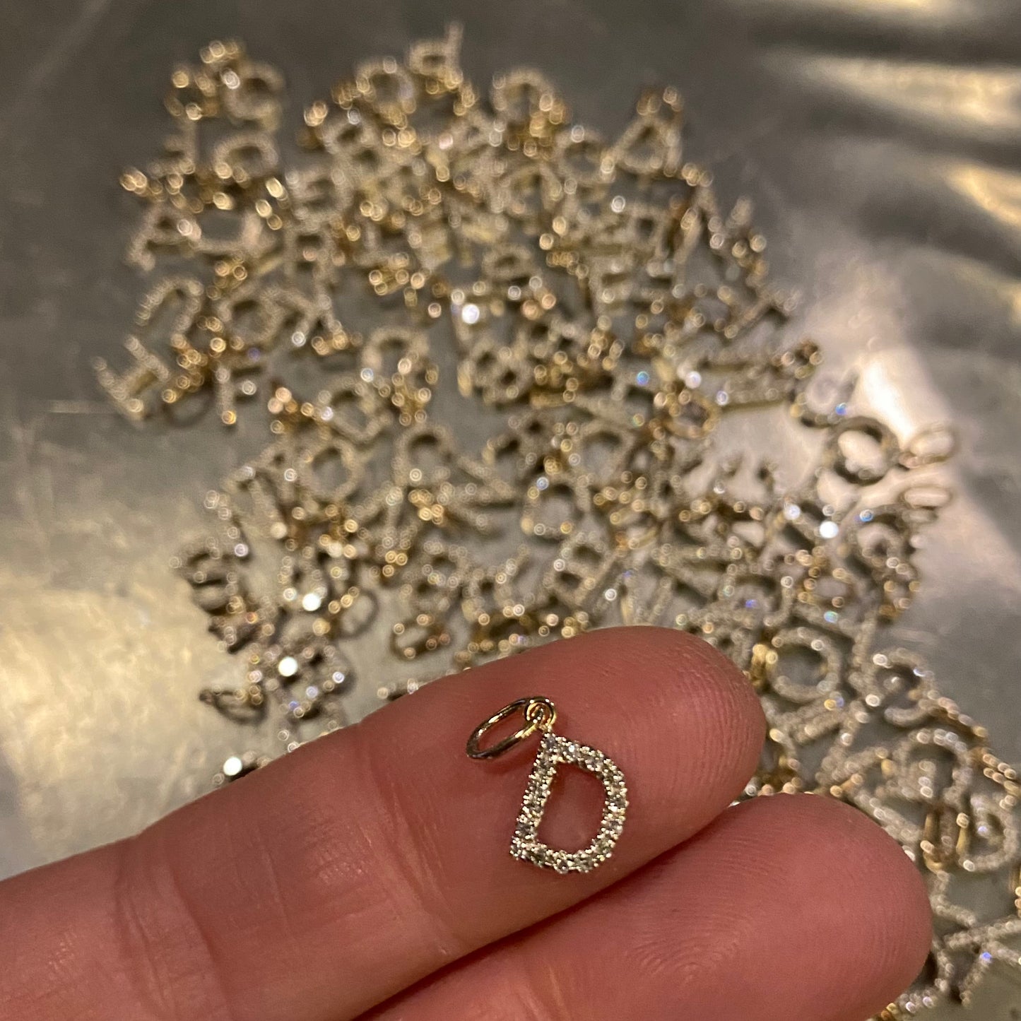 DIAMOND INITIAL PENDANT