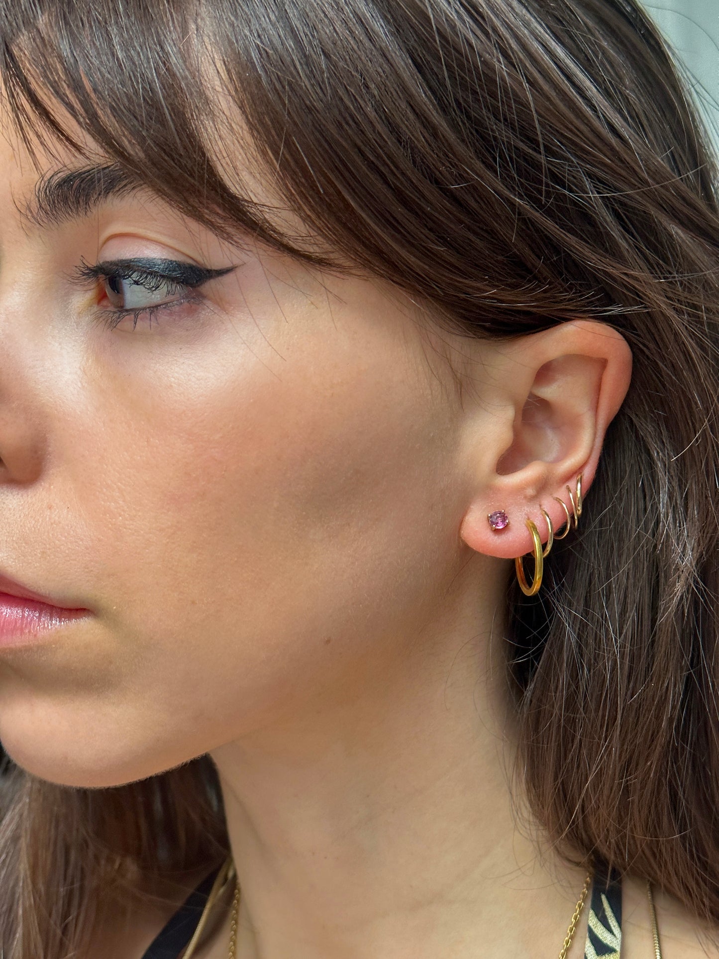 GEM STUD EARRINGS (SINGLE) (JPRD)
