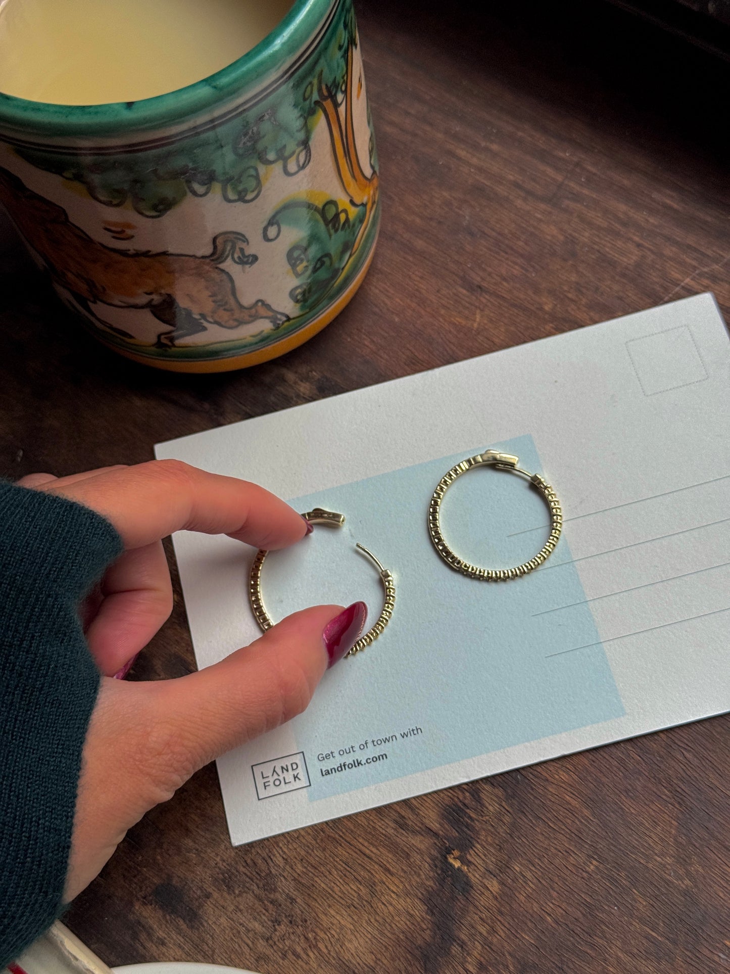 FLEXIBLE DIAMOND HOOPS (JPRD)