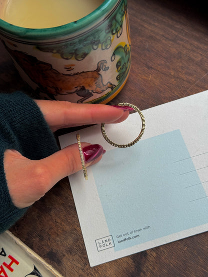 FLEXIBLE DIAMOND HOOPS (JPRD)