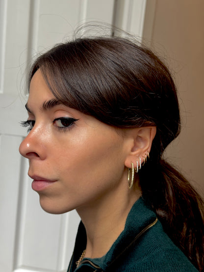 FLEXIBLE DIAMOND HOOPS (JPRD)