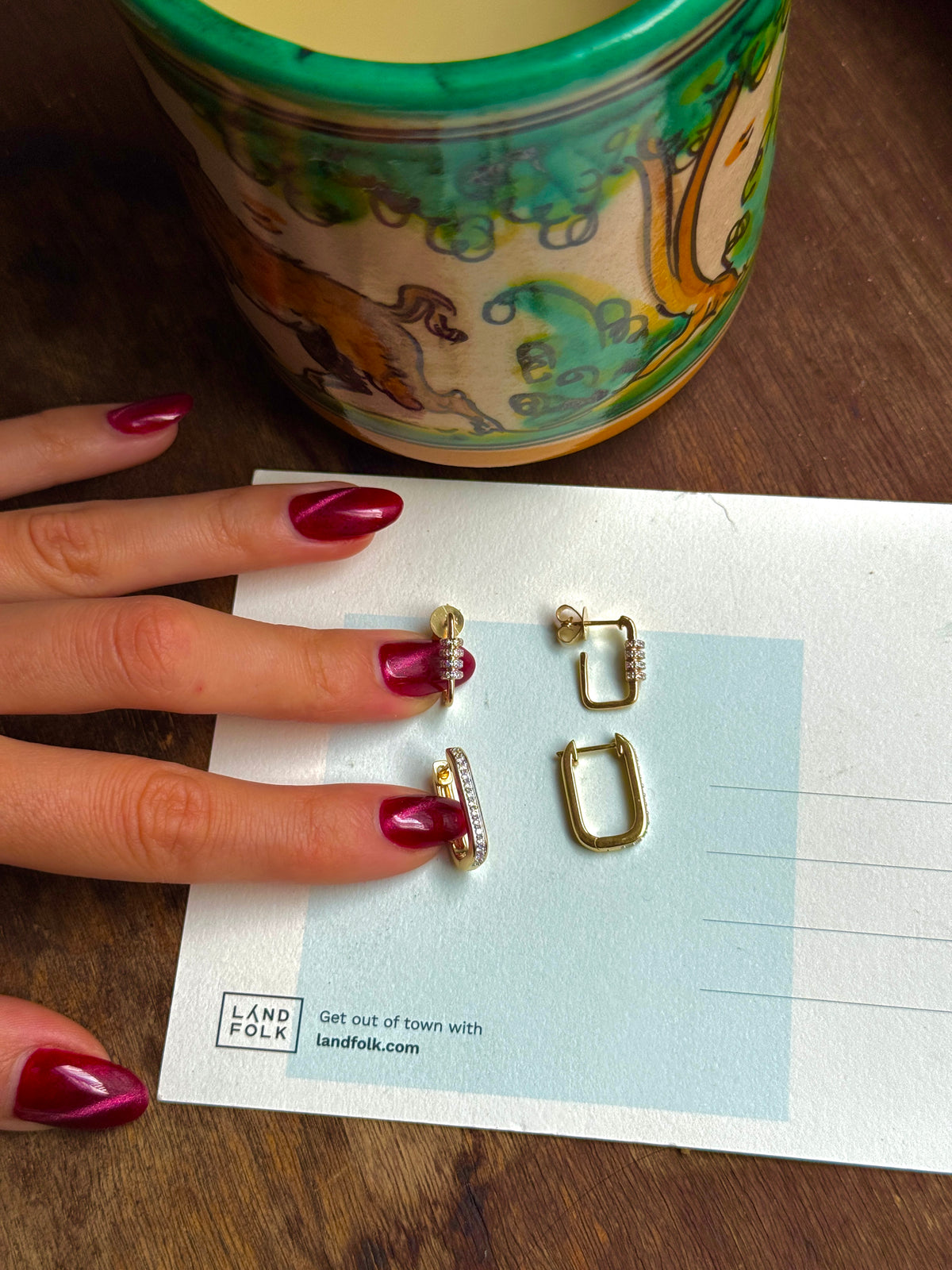 MINI DIAMOND HOOPS (JPRD)