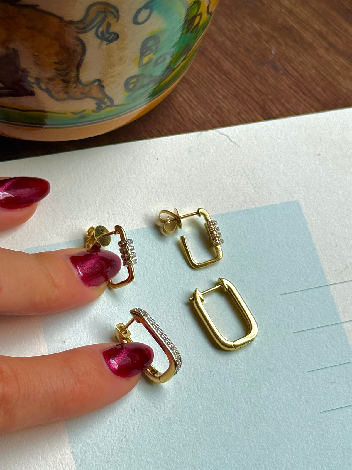MINI DIAMOND HOOPS (JPRD)