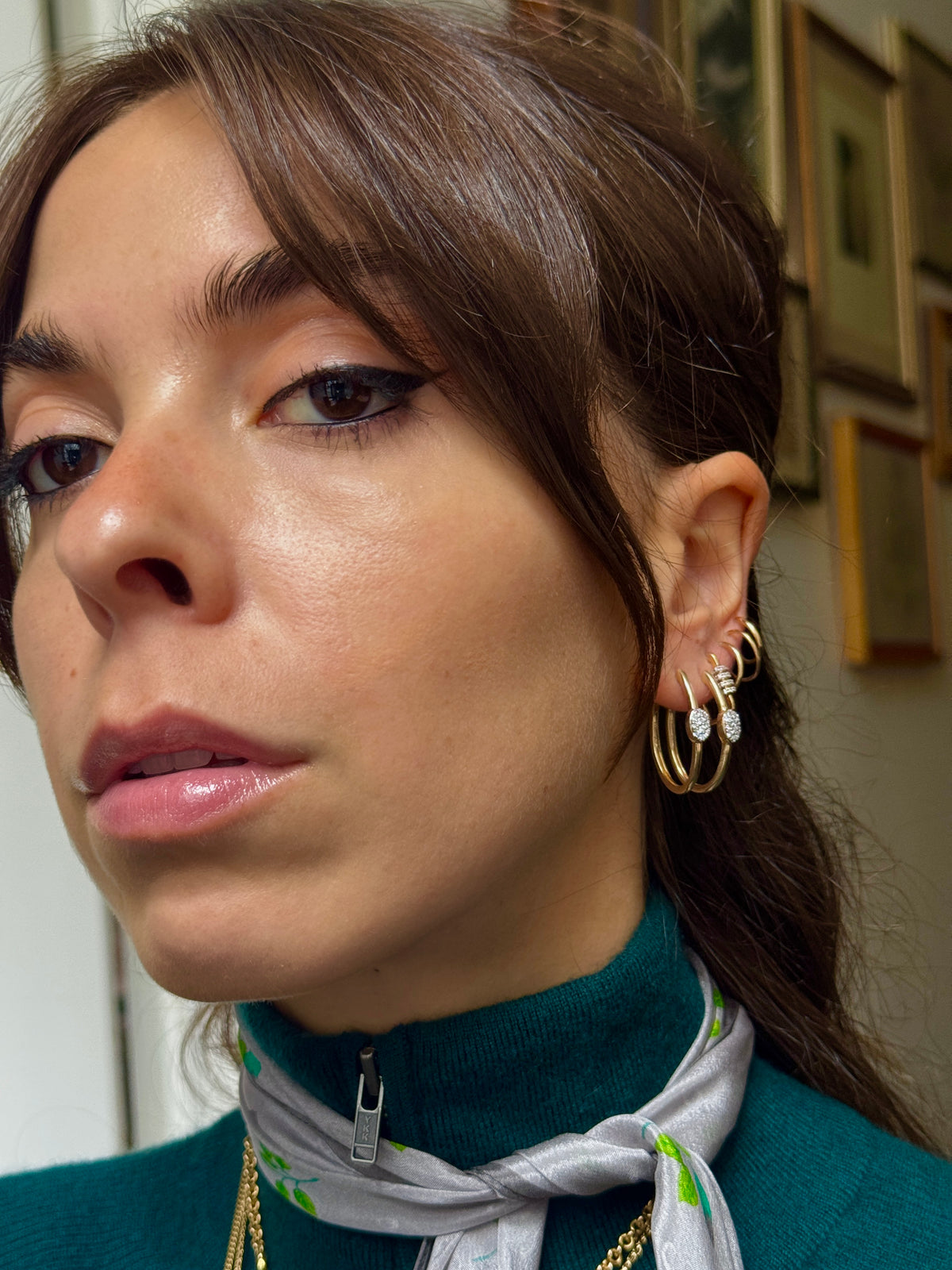 MINI DIAMOND HOOPS (JPRD)