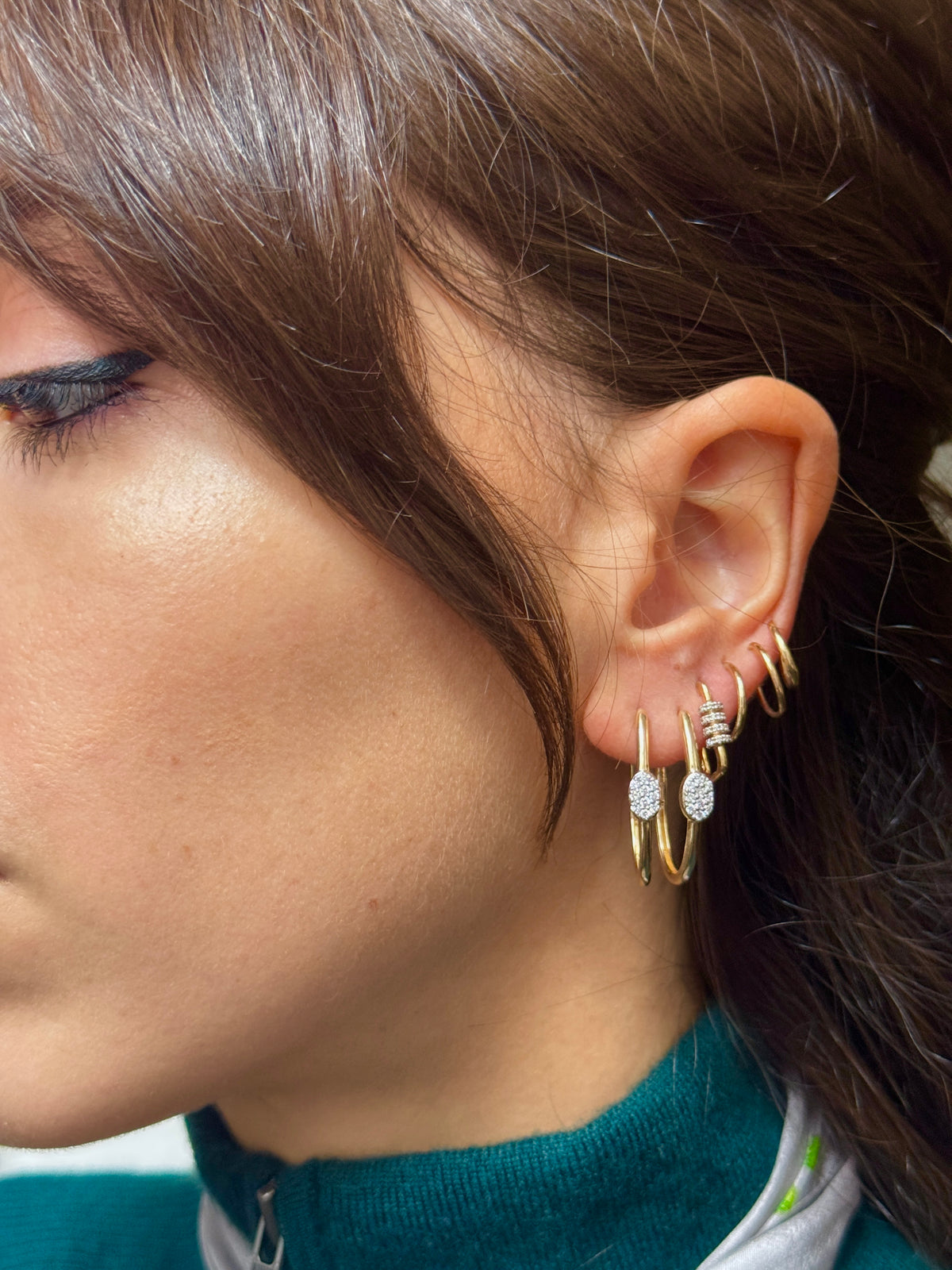 MINI DIAMOND HOOPS (JPRD)
