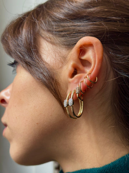 MINI DIAMOND HOOPS (JPRD)