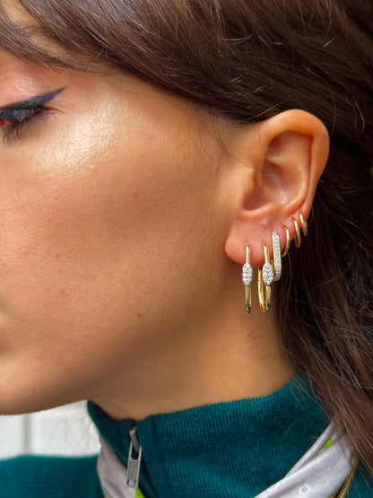 MINI DIAMOND HOOPS (JPRD)