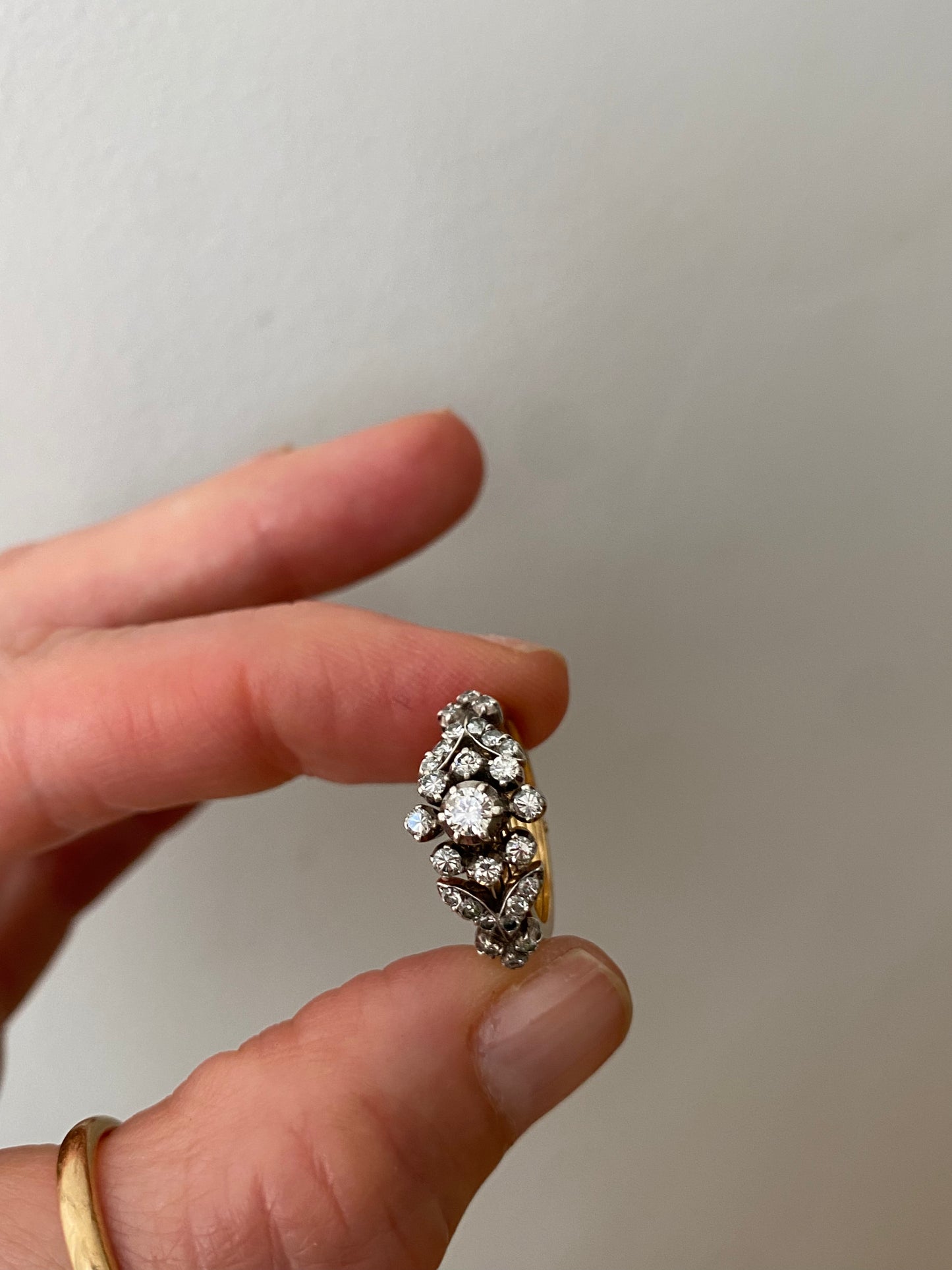 PORTUGUESE DIAMOND GIMMEL RING