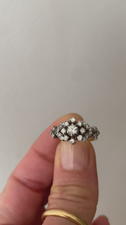 PORTUGUESE DIAMOND GIMMEL RING